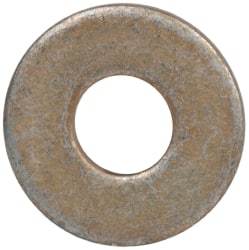 Made in USA - #6 Screw, Grade 1008/1010 Steel Standard Flat Washer - 0.156" ID x 3/8" OD, 0.042" Thick, Cadmium-Plated Finish, Meets Military Specifications - Caliber Tooling