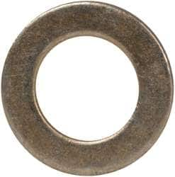 Made in USA - #10 Screw, Grade 1008/1010 Steel Standard Flat Washer - 0.219" ID x 0.365" OD, 0.03" Thick, Cadmium-Plated Finish, Meets Military Specifications - Caliber Tooling