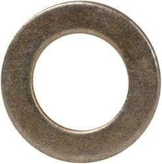 Made in USA - #10 Screw, Grade 1008/1010 Steel Standard Flat Washer - 0.219" ID x 0.365" OD, 0.03" Thick, Cadmium-Plated Finish, Meets Military Specifications - Caliber Tooling