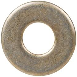 Made in USA - #10 Screw, Grade 1008/1010 Steel Standard Flat Washer - 0.219" ID x 1/2" OD, 0.048" Thick, Cadmium-Plated Finish, Meets Military Specifications - Caliber Tooling