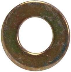 Made in USA - 5/16" Screw, Grade 1008/1010 Steel Standard Flat Washer - 0.344" ID x 0.688" OD, 0.06" Thick, Cadmium-Plated Finish, Meets Military Specifications - Caliber Tooling