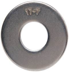 Made in USA - 3/4" Screw, Grade 17-7 PH Stainless Steel USS Flat Washer - 13/16" ID x 2" OD, 0.131" Thick, Plain Finish - Caliber Tooling