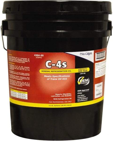 Nu-Calgon - 5 Gallon Pail Mineral Oil Refrigeration Oil - Caliber Tooling