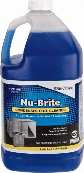 Nu-Calgon - 1 Gal Bottle HVAC Coil Cleaner - Alkaline Formula - Caliber Tooling