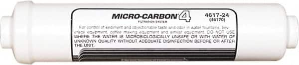 Nu-Calgon - 2.59" OD, 20µ, 6R Micromet Inline Cartridge Filter that Removes Silt, Sediment & Chlorine - 13" Long, Reduces Sediments, Tastes, Odors, Chlorine & Scale - Caliber Tooling