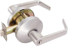 Falcon - Medium Duty Privacy Lever Lockset - 2-3/4" Back Set, Satin Chrome Finish - Caliber Tooling