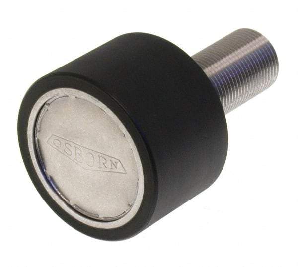 Osborn International - 2" Roller Diam x 1-11/16" Width, 7/8" Stud Diam x 2" Length, Plain Stud Load Runner - Urethane, 1-1/8" Thread Length, 7/8-14 Thread, 3-11/16" OAL, 340 Lb Dynamic Cap - Caliber Tooling