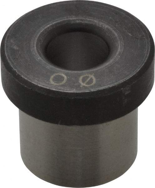 Value Collection - Type H, Letter O Inside Diam, Head, Press Fit Drill Bushing - 5/8" Body Outside Diam, 1/2" Length Under Head, Steel - Caliber Tooling