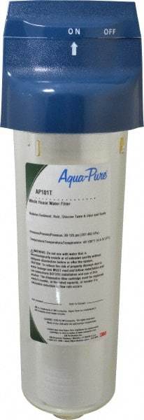 3M Aqua-Pure - 4-9/16 Inch Outside Diameter, 9-3/4 Inch Cartridge Length, 5 Micron Rating, Cartridge Filter Assembly - 3/4 Inch Pipe, Reduces Dirt and Rust - Caliber Tooling