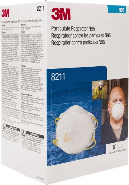 3M - N95, Size Universal, Particulate Respirator - Exact Industrial Supply