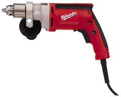 Milwaukee Tool - 1/2" Keyed Chuck, 850 RPM, Pistol Grip Handle Electric Drill - 8 Amps - Caliber Tooling