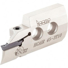 Iscar - 4" Groove Width, 30mm Max Depth of Cut, Right Hand Cut, HFAI Indexable Grooving Blade - HFPR/L, HFPR/L (Full Radius) Insert Style, Series Heliface - Caliber Tooling