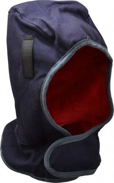 OccuNomix - Universal Size, Navy Blue, Underneath Hard Hat Winter Liner - Shoulder Cape Length, 3 Layer - Caliber Tooling