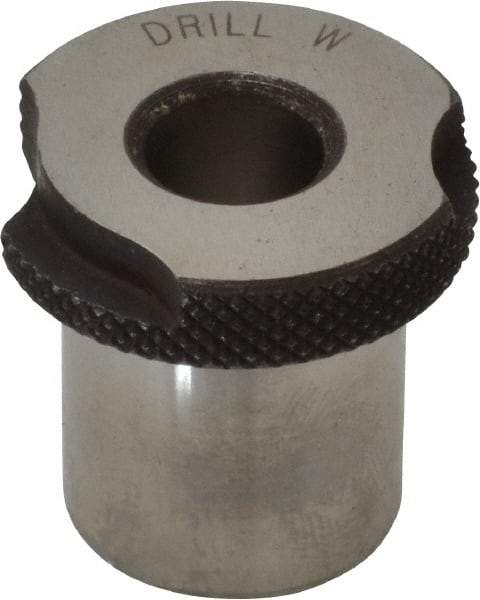 Value Collection - Type SF, Letter W Inside Diam, Head, Slip Fixed Drill Bushing - 3/4" Body Outside Diam, 3/4" Length Under Head, Steel, LS-1 Compatible - Caliber Tooling