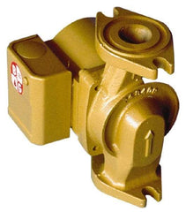 Bell & Gossett - 1/40 hp, 5-1/16" Long, 1 Phase, Brass Housing, Noryl Impeller, Inline Circulator Pump - 115 Volt, 60 Hz, 6-1/8" Flange Width, Bell & Gossett Part No. 103261, 150 Max psi, ODP Motor - Caliber Tooling