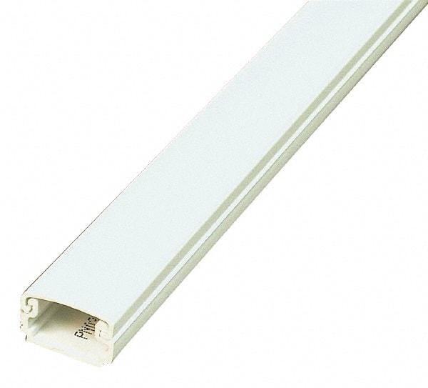 Wiremold - 2.44m Long x 1/2 Inch Deep x 13/16 Inch Wide, Raceway - Continuous Cover, 1 Channel, Ivory - Caliber Tooling