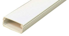 Wiremold - 2.44m Long x 5/8 Inch Deep x 1-1/8 Inch Wide, Raceway - Continuous Cover, 1 Channel, Ivory - Caliber Tooling