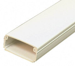 Wiremold - 2.44m Long x 13/16 Inch Deep x 1-11/16 Inch Wide, Raceway - Continuous Cover, 1 Channel, Ivory - Caliber Tooling