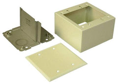 Wiremold - 2-7/8 Inch Wide x 4-3/4 Inch High, Raceway Box - Ivory, For Use with Wiremold 2400 Series Raceways - Caliber Tooling