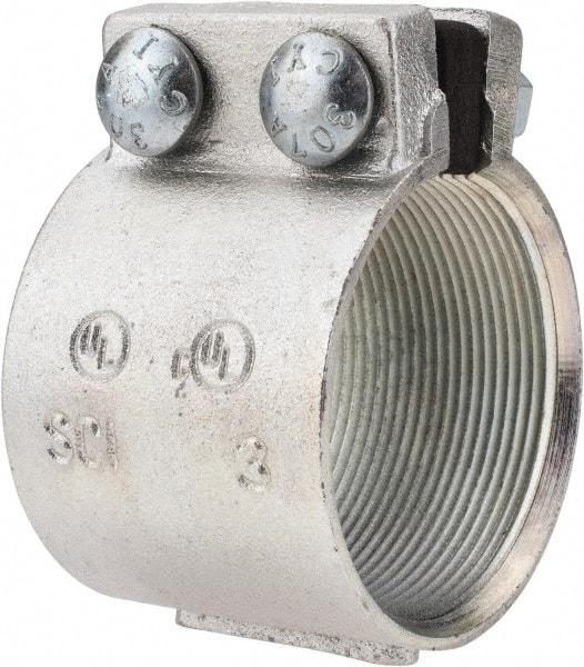 Thomas & Betts - 3" Trade, Malleable Iron Threaded Rigid/Intermediate (IMC) Conduit Coupling - Noninsulated - Caliber Tooling