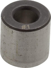 Value Collection - Type P, No. 1 Inside Diam, Headless, Press Fit Drill Bushing - 1/2" Body Outside Diam, 1/2" OAL, Steel - Caliber Tooling