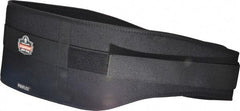 Ergodyne - Size 2XL, Hook & Loop, Nylon/Foam Belt - 42 to 46" Waist, 7-3/4" Wide, Lumbar Support, Black - Caliber Tooling