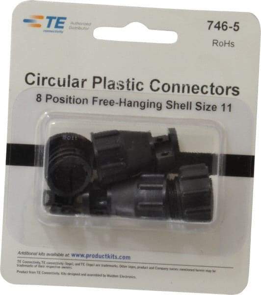 Tyco/Amp - Free Hanging Connector Kit - 11 to 8 AWG Compatible Wire Size - Caliber Tooling