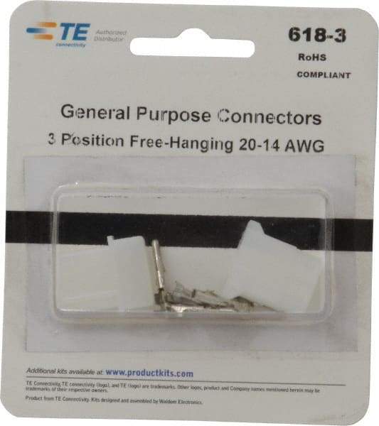 Tyco/Amp - Free Hanging Connector Kit - 20 to 14 AWG Compatible Wire Size - Caliber Tooling