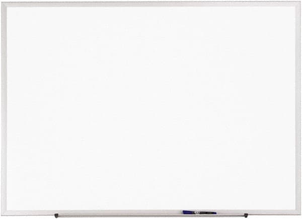 Quartet - 48" High x 72" Wide Erasable Melamine Marker Boards - Anodized Aluminum, 51-1/2" Deep - Caliber Tooling