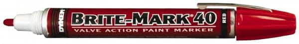 Dykem - Red Oil-Based Paint Marker - Broad Tip, Oil Based - Caliber Tooling