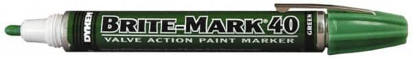 Dykem - Green Oil-Based Paint Marker - Broad Tip, Oil Based - Caliber Tooling