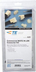 Tyco/Amp - 247 Piece, Wire Connector Kit - 20 to 14 AWG Compatible Wire Size - Caliber Tooling