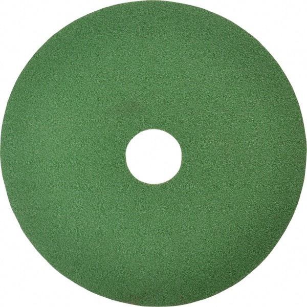 Norton - 5" Diam 7/8" Hole 100 Grit Fiber Disc - Fine Grade, Ceramic, Series F968 - Caliber Tooling