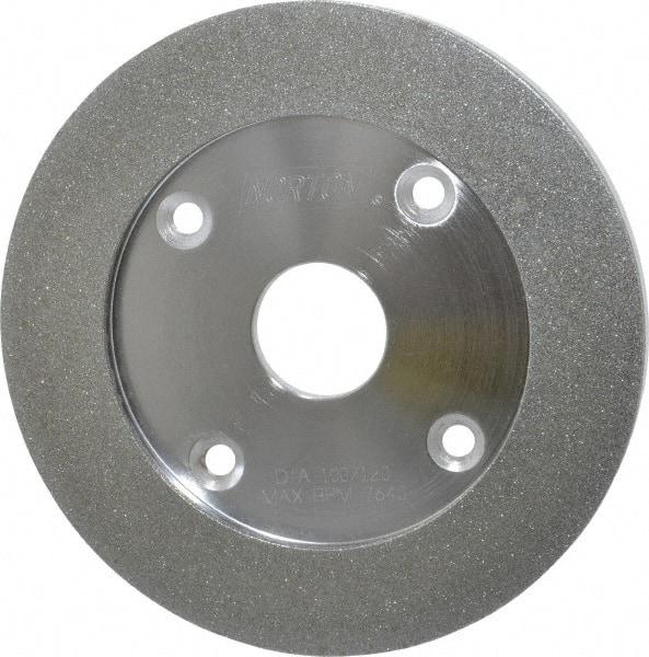 Norton - 6" Diam, 1-1/4" Hole Size, 7/16" Overall Thickness, 100 Grit, Type 6 Tool & Cutter Grinding Wheel - Fine Grade, Diamond - Caliber Tooling