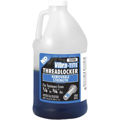 Threadlocker: Blue, Liquid, 1 L, Jug Medium Strength, 300 ° F Max, Series 121