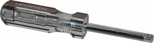 Paramount - 1/4" Solid Shaft Socket Driver - 6" OAL - Caliber Tooling