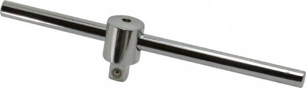 Paramount - 1/4" Drive Socket Sliding T-Handle - 4-1/2" OAL, Chrome Finish - Caliber Tooling