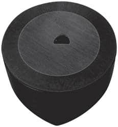 Kyocera - RCGX103 T08015625AA Grade A66N Ceramic Turning Insert - Al2O3/TiC/TiN Finish, Round, 3/8" Inscr Circle, 5/16" Thick - Caliber Tooling