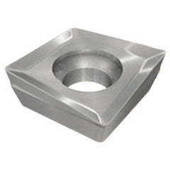 Iscar - XPMT100408 HQ Grade IC520M Carbide Milling Insert - TiCN Finish, 0.1622" Thick, 0.4016" Inscribed Circle, 0.6mm Corner Radius - Caliber Tooling