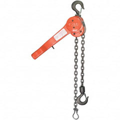 CM - 1,500 Lb Capacity, 20' Lift Height, Chain Manual Lever Hoist - Caliber Tooling