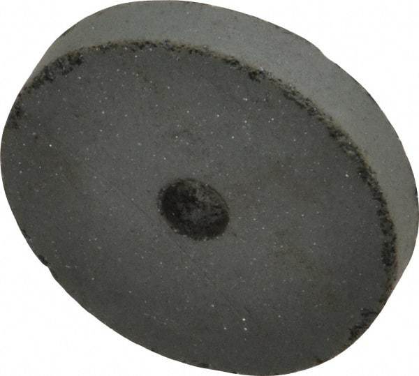 Cratex - 1-1/2" Diam x 1/4" Hole x 1/4" Thick, Surface Grinding Wheel - Silicon Carbide, Coarse Grade, 15,000 Max RPM, Rubber Bond, No Recess - Caliber Tooling