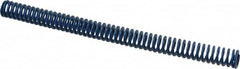 Associated Spring Raymond - 1/2" Hole Diam, 9/32" Rod Diam, 6-1/2" Free Length, Blue Die Spring - 45.5 Lb Max Deflection, 3.25" Max Deflection, Medium Duty, Chromium Alloy Steel - Caliber Tooling