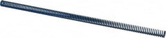 Associated Spring Raymond - 1/2" Hole Diam, 9/32" Rod Diam, 12" Free Length, Blue Die Spring - 42 Lb Max Deflection, 6" Max Deflection, Medium Duty, Chromium Alloy Steel - Caliber Tooling