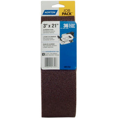 3″ × 21″ Metalite R215 Portable Belt 36 Grit Aluminum Oxide - Caliber Tooling