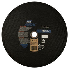 14″ × 7/64″ × 1″ Metal Chopsaw Cut-Off Wheel Type 01 Straight 36 Grit Aluminum Oxide - Caliber Tooling