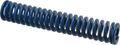 Associated Spring Raymond - 1" Hole Diam, 1/2" Rod Diam, 5-1/2" Free Length, Blue Die Spring - 242 Lb Max Deflection, 2.75" Max Deflection, Medium Duty, Chromium Alloy Steel - Caliber Tooling