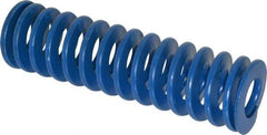 Associated Spring Raymond - 2" Hole Diam, 1" Rod Diam, 7" Free Length, Blue Die Spring - 1092 Lb Max Deflection, 3.5" Max Deflection, Medium Duty, Chromium Alloy Steel - Caliber Tooling