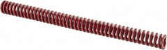 Associated Spring Raymond - 1" Hole Diam, 1/2" Rod Diam, 12" Free Length, Red Die Spring - 275.3 Lb Max Deflection, 4.44" Max Deflection, Medium Heavy Duty, Chromium Alloy Steel - Caliber Tooling