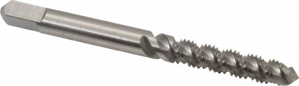 Hertel - #12-28 UNF 3 Flute 2B/3B Plug Spiral Flute Tap - High Speed Steel, Bright Finish, 2-3/8" OAL, Right Hand Flute, Right Hand Thread, H3 - Caliber Tooling