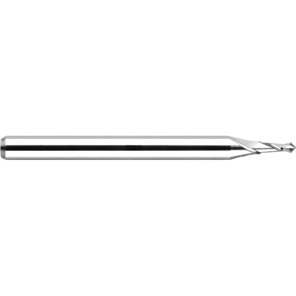 Harvey Tool - 5/32" Body Diam, 140°, 2" OAL, 2-Flute Solid Carbide Spotting Drill - Exact Industrial Supply